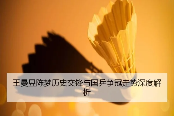 王曼昱陈梦历史交锋与国乒争冠走势深度解析 - Kaiyun